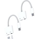 Thef - adaptateur usb c vers 3. 5mm ecouteur jack(lot de 2)pour iphone16 15 aux dac audio couteurs type ...
