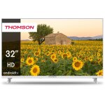 Thomson 32ha2s13w 32  (80 cm) led tv, hd, android tv, 2023, blanc