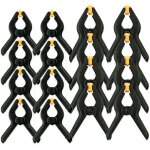 Tianyi - lot de 16 pinces  ressort en nylon haute performance de 5, 8 cm, 7, 8 cm, en plastique, pour ...