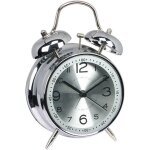 Tianyi - 4  mtal jumelle cloche alarme horloge chevet facile rglage bruyant batterie opr voyage quartz ...