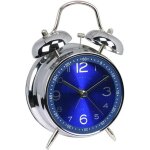 Tianyi - 4  mtal jumelle cloche alarme horloge chevet facile rglage bruyant batterie opr voyage quartz ...