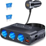 Tianyi - ® 7 en1 chargeur allume cigare, 127w allume cigare 12v - 24v avec 2 usb, pd30w und qc3. 0, ... Tianyi - ® 7 en1 chargeur allume cigare, 127w allume cigare 12v - 24v avec 2 usb, pd30w und qc3. 0, ...