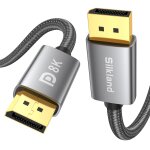 Tianyi - 8k cble displayport 1. 4 50cm, 4k@144hz / 165hz 2k@240hz, 8k@60hz, cble dp mit 32. 4gbps, ...