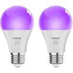 Tianyi - ampoule led noire e27 ampoule uv, 9w 100 - 240v led 395 - 400nm uva ampoule noire, clairage ...
