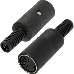 Tianyi - ¿ c69596 - lot de 2 fiches connecteurs din femelle 5 voies 180 -  souder - pour enceintes ...