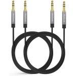 Tianyi - cble audio auxiliaire de 3, 5 mm (3, 0 mtres, lot de 2) extra long cble audio stro mle ...