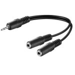 Tianyi - câble répartiteur audio stéréo 2 x jack 3, 5 mm femelle vers 3, 5 mm câble répartiteur d'écouteurs ... Tianyi - câble répartiteur audio stéréo 2 x jack 3, 5 mm femelle vers 3, 5 mm câble répartiteur d'écouteurs ...