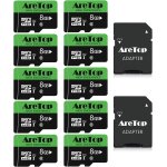 Tianyi - carte micro sd 8go, carte sd lot de10, sdhc, c10, uhs - i, carte mmoire avec adaptateur pour ...