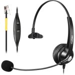 Tianyi - casque téléphone fixe rj9 avec micro anti - bruit, oreillette filaire compatible avec grandstream ... Tianyi - casque téléphone fixe rj9 avec micro anti - bruit, oreillette filaire compatible avec grandstream ...