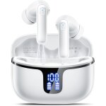 Tianyi - ecouteurs bluetooth sans fil, ecouteurs bluetooth 5. 3 avec 4enc antibruit mics, 40 heures oreillette ...