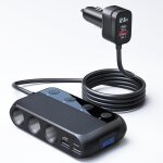 Tianyi - prise allume cigare 9 en 1, 148w chargeur allume cigare pour chargeur de voiture 12v / 24v avec ...