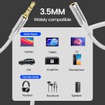 Tianyi - rallonge jack audio 3. 5 mm 3 pôles pour casque micro, nylon tressé jack mâle vers femelle câble ... Tianyi - rallonge jack audio 3. 5 mm 3 pôles pour casque micro, nylon tressé jack mâle vers femelle câble ...