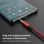 Tianyi - rallonge jack audio 3. 5 mm 3 pôles pour casque micro, nylon tressé jack mâle vers femelle câble ... Tianyi - rallonge jack audio 3. 5 mm 3 pôles pour casque micro, nylon tressé jack mâle vers femelle câble ...