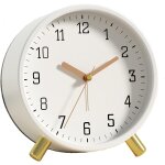Tianyi - rveil avec rtroclairage, 11, 4 cm, analogique, sans tic - tac, silencieux, petite horloge ...
