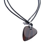 Timber tones collier en lacet de cuir 1, 5 mm avec mdiator en ebne longueur 60 cm