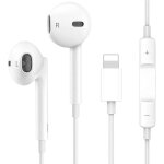 Tlp - ecouteur pour iphone, casque antibruit stéréo hifi avec microphone contrôle du volume, ecouteurs ... Tlp - ecouteur pour iphone, casque antibruit stéréo hifi avec microphone contrôle du volume, ecouteurs ...