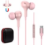 Tlp - ecouteurs usb c pour iphone 15 samsung galaxy a55 a35 a34 a54 a53 a33 5g s23 ultra s22 s21 fe casque ...
