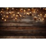 Toile de fond en bois 2, 7x1, 8 m, lampe  paillettes murale en bois marron rtro fond de photographie ...