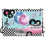 Toile de fond rtro de 2, 1 x 1, 5 m sur le thme rtro des annes 80 pour studio photo, studio photo, ...