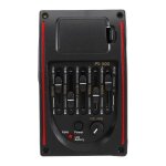 Commandes de tonalit 5 bandes egaliseur egaliseur accordeur ps - 500 guitare acoustique 5 bandes eq ...