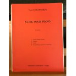 Tony chapparin suite pour piano en 4 parties partition editions choudens