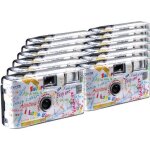 Topshot lot de 12 appareils photo jetables i mog di pour 27 photos avec flash (blanc)