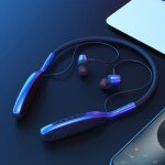 Tour de cou casque sans fil carte pivotante casque bluetooth casque de sport pour la course  pied cyclisme ...