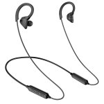 Tour de cou suspendu bluetooth écouteur sans fil basse mains libres casque de jeu avec micro, noir Tour de cou suspendu bluetooth écouteur sans fil basse mains libres casque de jeu avec micro, noir
