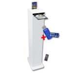 Tour de son blanche avec lecteur cd, bluetooth, fm et usb, 60w + t�l�commande + cl� usb 32g