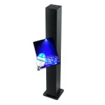 Tour de son hifi, muse m - 1050 bt enceinte d'int�rieur bluetooth usb 20w noir, ampoule diams led
