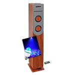 Tour de son inovalley hp34 - bth - cd finition bois avec lecteur cd, bluetooth, fm, usb, 100w, t�l�commande, ...