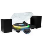 Tourne disque 33 / 45 / 78 tours bluetooth, plateau lumineux led - big ben partybttdlight, enceintes ... Tourne disque 33 / 45 / 78 tours bluetooth, plateau lumineux led - big ben partybttdlight, enceintes ...