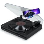 Tourne disque platine vinyle thomson tt350 noir 33 / 45 trs, lecture / retour du bras automatique, jeu ... Tourne disque platine vinyle thomson tt350 noir 33 / 45 trs, lecture / retour du bras automatique, jeu ...