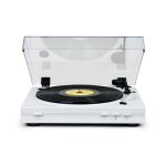 Tourne disque pr� - amplifi� thomson tt355 blanche 33 / 45 tours, lecture et retour du bras auto. t�te ...