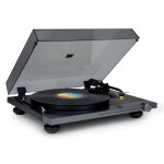 Tourne disque - pr� - amplifi� - thomson tt700 sortie rca - (33 / 45 tours) - finition alu - t�te de ...