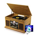 Tourne - disque stro - britz - 2x50w - 33 / 45 / 78 tours - lecteur cd / casette, usb sd / bluetooth ...
