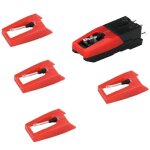 Tourne - disque de tourne - disque en vinyle avec aiguilles de stylet de remplacement universelles pour ...