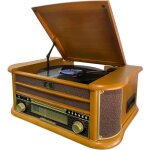 Tourne - disque vinyle avec haut - parleurs et enregistrement usb complet, chane hifi vintage pour disques ...
