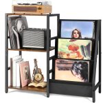 Tourne disque vinyle stockage, platine vinyle table d¿appoint avec stockage d'enregistrements en vinyle ... Tourne disque vinyle stockage, platine vinyle table d¿appoint avec stockage d'enregistrements en vinyle ...