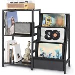 Tourne disque vinyle stockage, platine vinyle table d¿appoint avec stockage d'enregistrements en vinyle ... Tourne disque vinyle stockage, platine vinyle table d¿appoint avec stockage d'enregistrements en vinyle ...