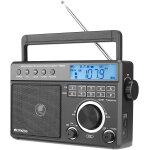 Tr629 poste radio portable, dab radio piles, fm am sw, usb micro carte sd, mp3haut - parleurs, prise ...