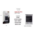 Trade shop - batterie lithium 1100mah pour samsung s3350 remplacement smartphone maxtech pa - t016