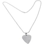 Trahoo - en acier inoxydable guitare pick collier pour hommes femmes guitare basse plectre collier chaîne ... Trahoo - en acier inoxydable guitare pick collier pour hommes femmes guitare basse plectre collier chaîne ...