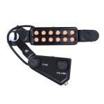 Transducteur magn�tique de micro a rosace de guitare acoustique a 12 trous