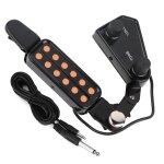 Transducteur de micro magn�tique a 12 rosaces avec kit d'accordeur de tonalit� de volume pour guitare ...