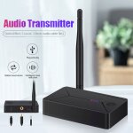 Transmetteur audio sans fil coaxial, fiber optique compatible bluetooth, adaptateur 5. 0, 3. 5mm aux, ...