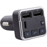 Transmetteur audio tnb fm bluetooth - kit mains libres - gris