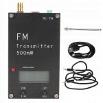 Transmetteur fm 500 mw avec écran lcd et transmetteur stéréo fm 2 000 m 500 mw Transmetteur fm 500 mw avec écran lcd et transmetteur stéréo fm 2 000 m 500 mw