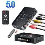 Transmetteur / récepteur audio 5. 0 rca sans fil, avec bluetooth, adaptateur pour voiture, pc, tv, casque, ... Transmetteur / récepteur audio 5. 0 rca sans fil, avec bluetooth, adaptateur pour voiture, pc, tv, casque, ...