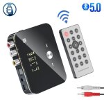 Transmetteur / récepteur audio 5. 0 rca sans fil, avec bluetooth, adaptateur pour voiture, pc, tv, casque, ... Transmetteur / récepteur audio 5. 0 rca sans fil, avec bluetooth, adaptateur pour voiture, pc, tv, casque, ...